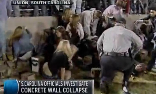 Concrete Wall Collapses On Students At South Carolina High School Football Game