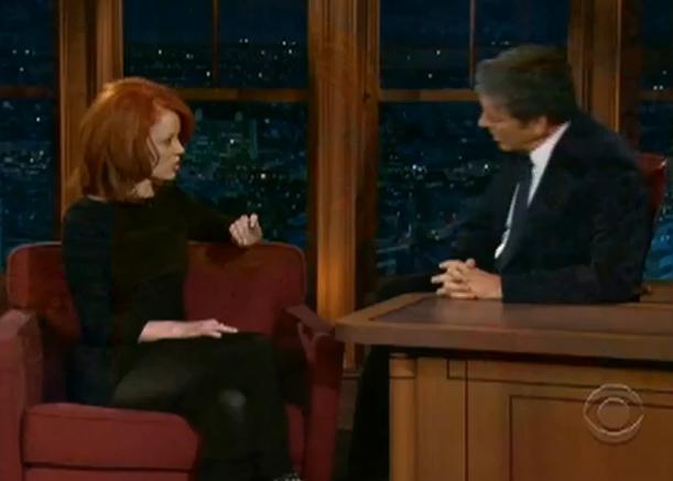 Shirley Manson Interviews On Late Late Show With Craig Ferguson