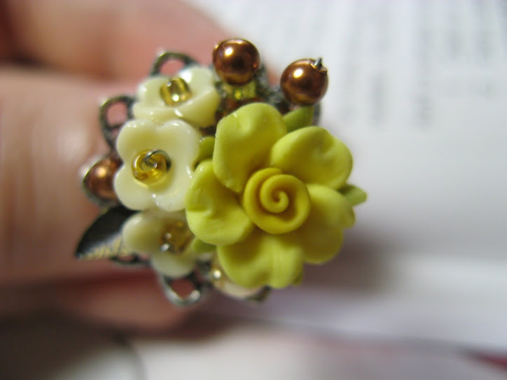 Yellow Flower Ring - sold