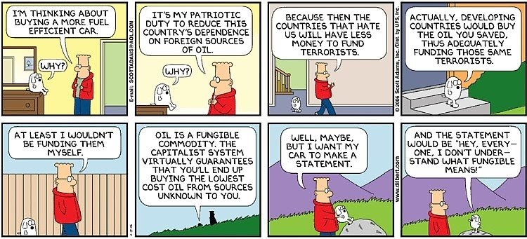 Image result for dilbert fungible