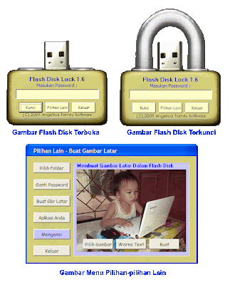 Flash Disk Lock 1.6 Buat Proteksi Flash Disk USB+Image