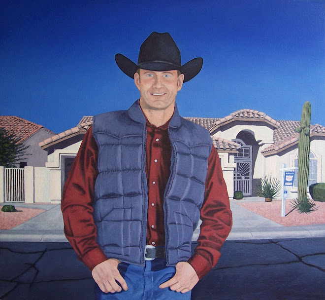 "Western Front"  2008, oil on canvas on panel, 24" x 26"