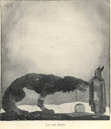 "Tyr and Fenris" by John Bauer 1911 - RULE of LAW: The Hand of Tyr maintaining earth and heaven.