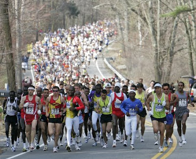 boston marathon course profile. oston marathon course