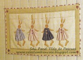 Panel de las conejitas terminado