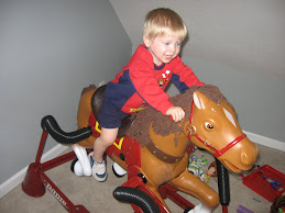 Beau and a "manly" toy!