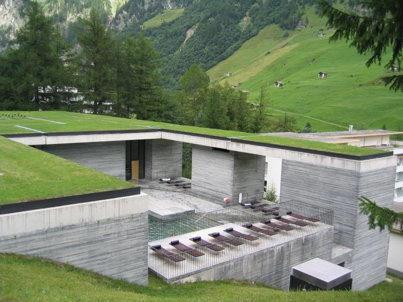 ARCH1101 2010 KEN BAIRD Peter Zumthor Thermal Baths, Vals, Switzerland