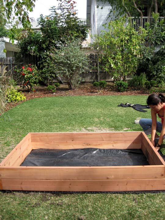 Redwood Raised Beds