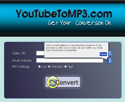 conversion video youtube en mp3
