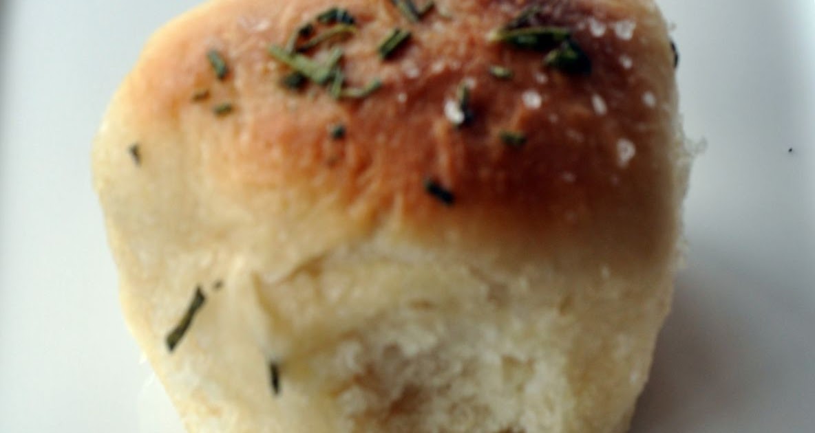 A LA GRAHAM BUTTERED ROSEMARY BUNS