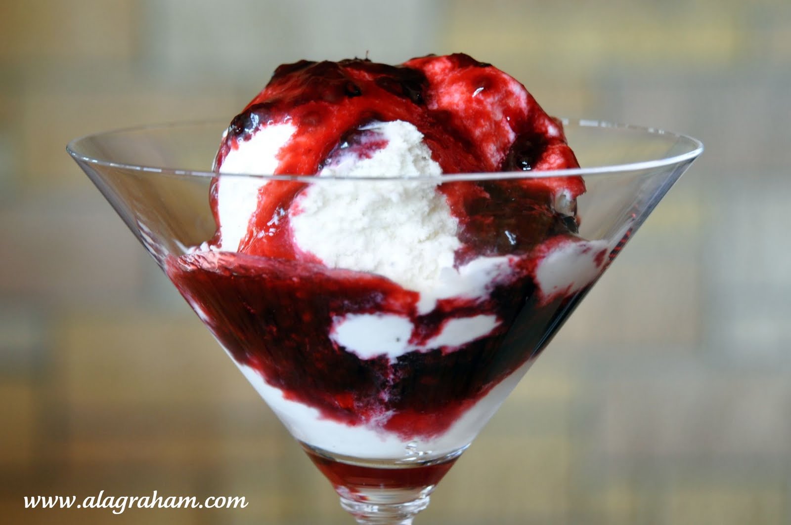 A LA GRAHAM BLACKBERRY CASSIS SAUCE