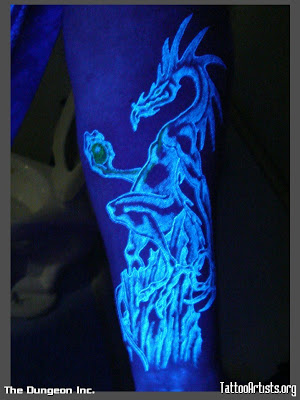 blacklight tattoo ink. Blacklight Ink Tattoos
