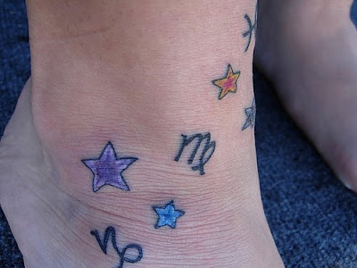 this designs connsists of : sweet star tattoo virgo tattoo