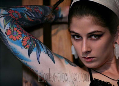 Flower Tattoo Sleeves on Tattoo  Universal Tattoos   Feminine Flower Sleeve Tattoos For Girls