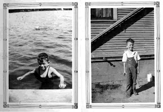 Ben Shuman the child - they called him Bennie - in Lake Minnetonka