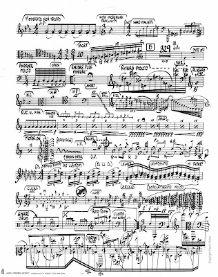 Moderato non troppo by David Ocker - hand music copying example
