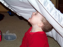 My grandson playing peek-a-boo with me