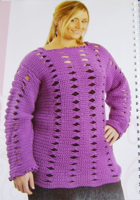 Crochet pattern, plus size shrug, PDF Berniolie - Patterns on