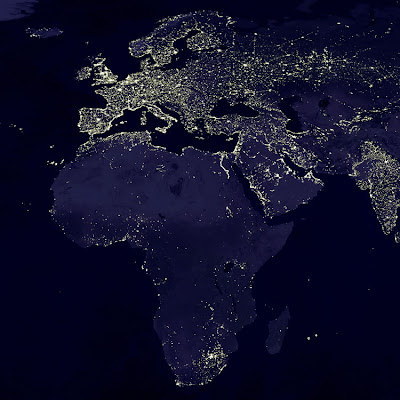 Night-Time Satellite Photos Of satellite photo of north korea at night. Night-Time Satellite Photos Of