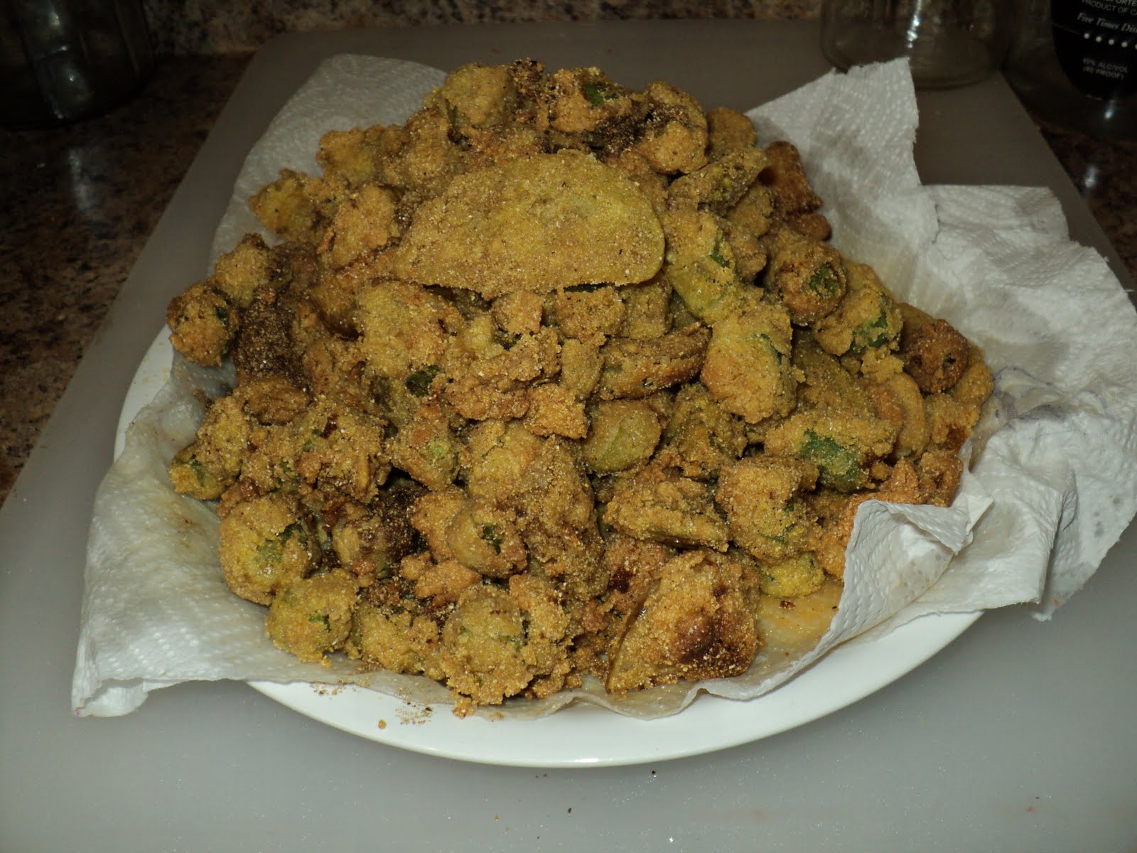 Maggie's Country Kitchen A Southern Delicacy Fried Okra and Green