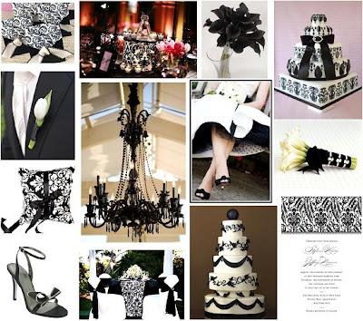 Black And White Cakes. black and white wedding