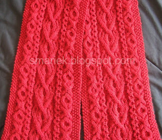 Saint Albans Scarf by Smariek Knits