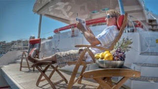 Catamaran Bella Principessa - aft deck/swim platform