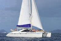 Charter catamaran AMARYLLIS with ParadiseConnections.com