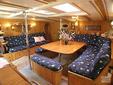 The two forward cabins are doubles, while the aft two guest cabins have ... The two forward cabins are doubles, while the aft two guest cabins have ...