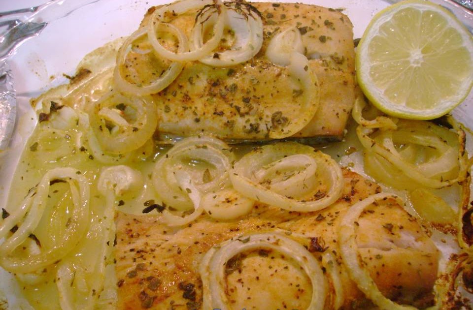 Turkish Food and Recipes Baked Mahi Mahi (Firinda Lambuka Baligi)