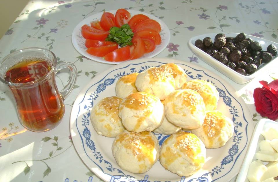 Turkish Food and Recipes Pastry with Vinegar (Sirkeli Pogaca)