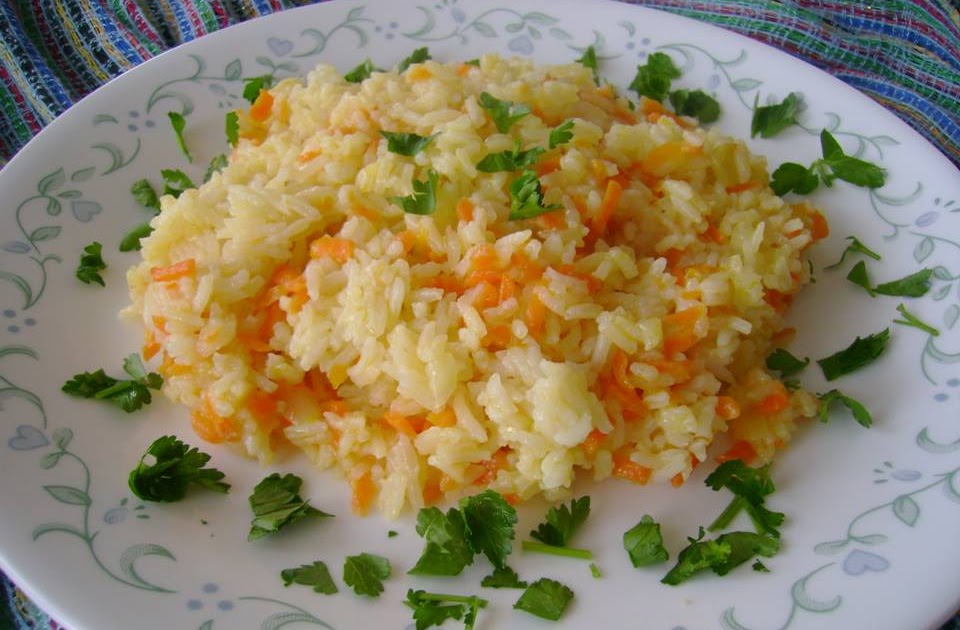 Turkish Food and Recipes Pilaf with Carrots (Havuclu Pilav)