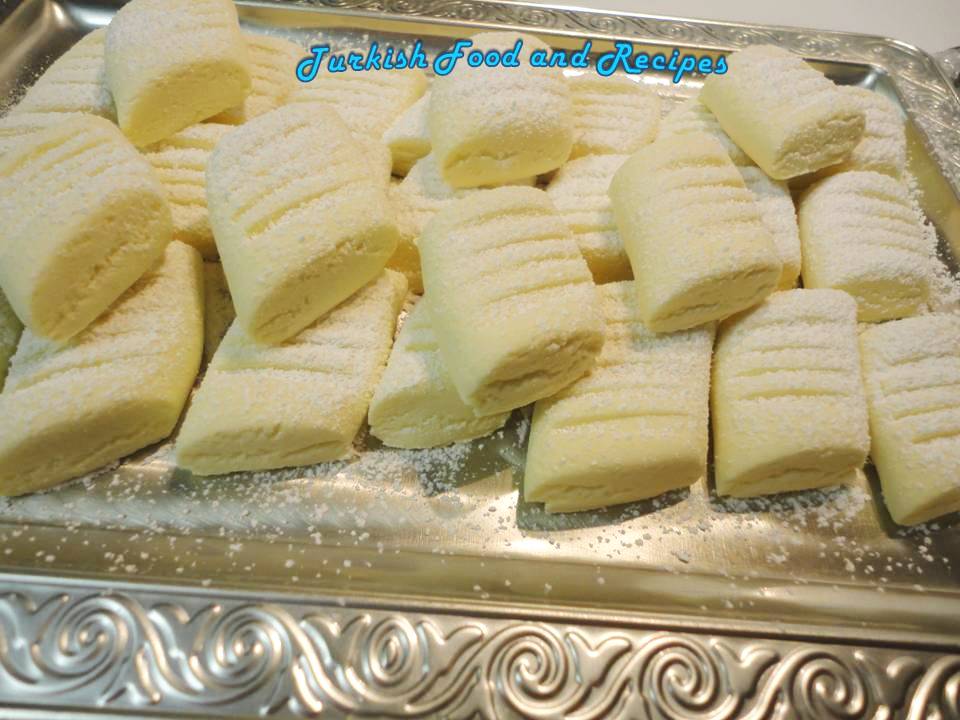 Turkish Food and Recipes Turkish Shortbread (Un Kurabiyesi)