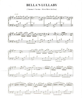 Alternative Sheet Music Bella S Lullaby The Unofficial Twilight Version
