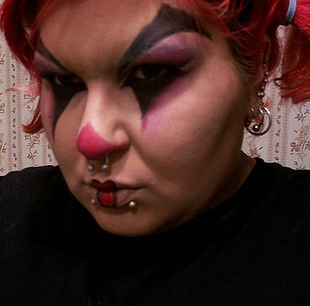 evil clown makeup. Rebellious Makeup: Evil Clown.