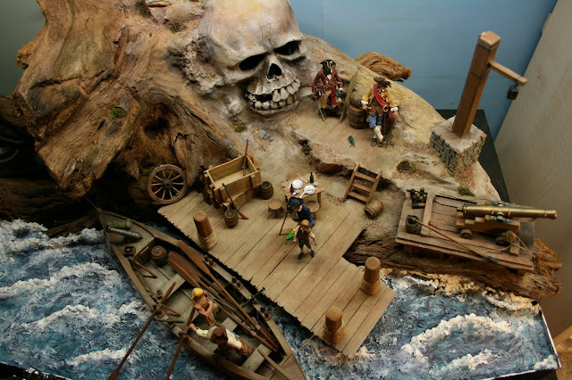 Pirate Miniature Model Diorama picture