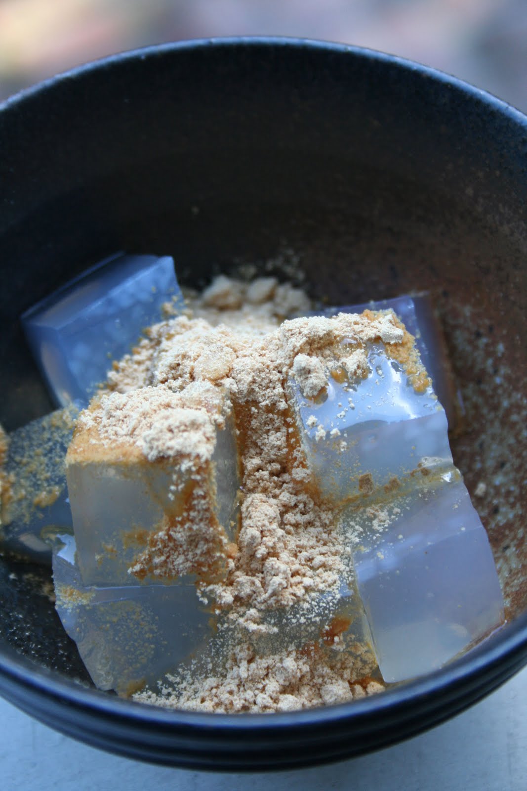 Recipe Developer Kanten Jelly With Kinako (Roasted Soy Flour) and