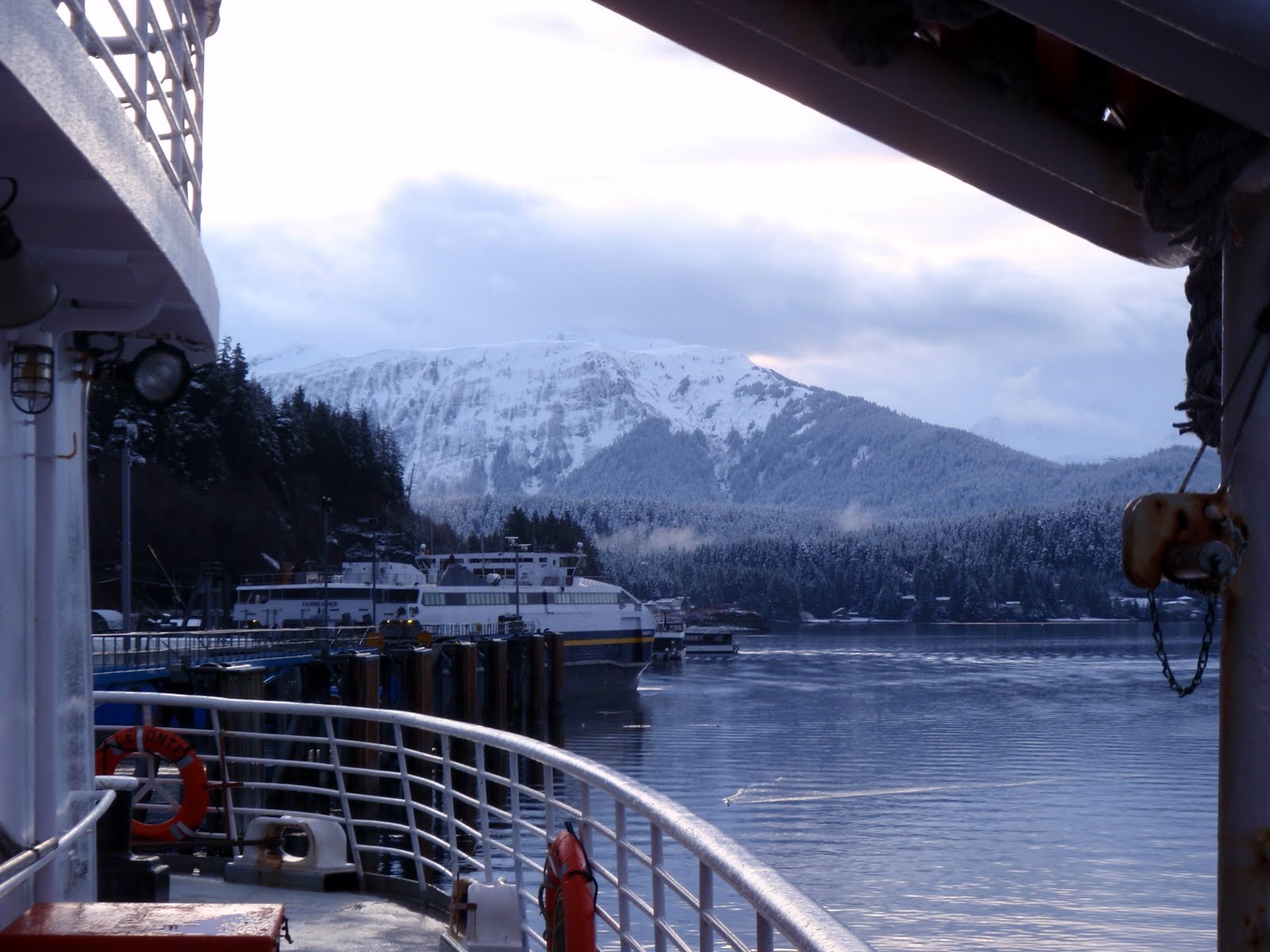 Jill Outside Juneau to Tok