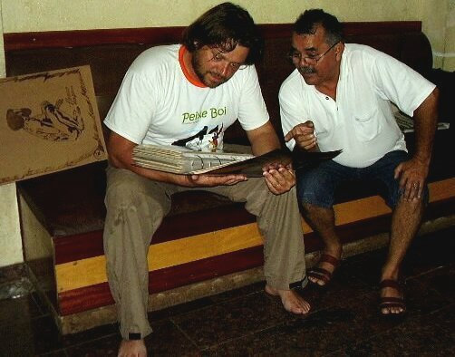 RICHARD VISITANDO O ATELIE