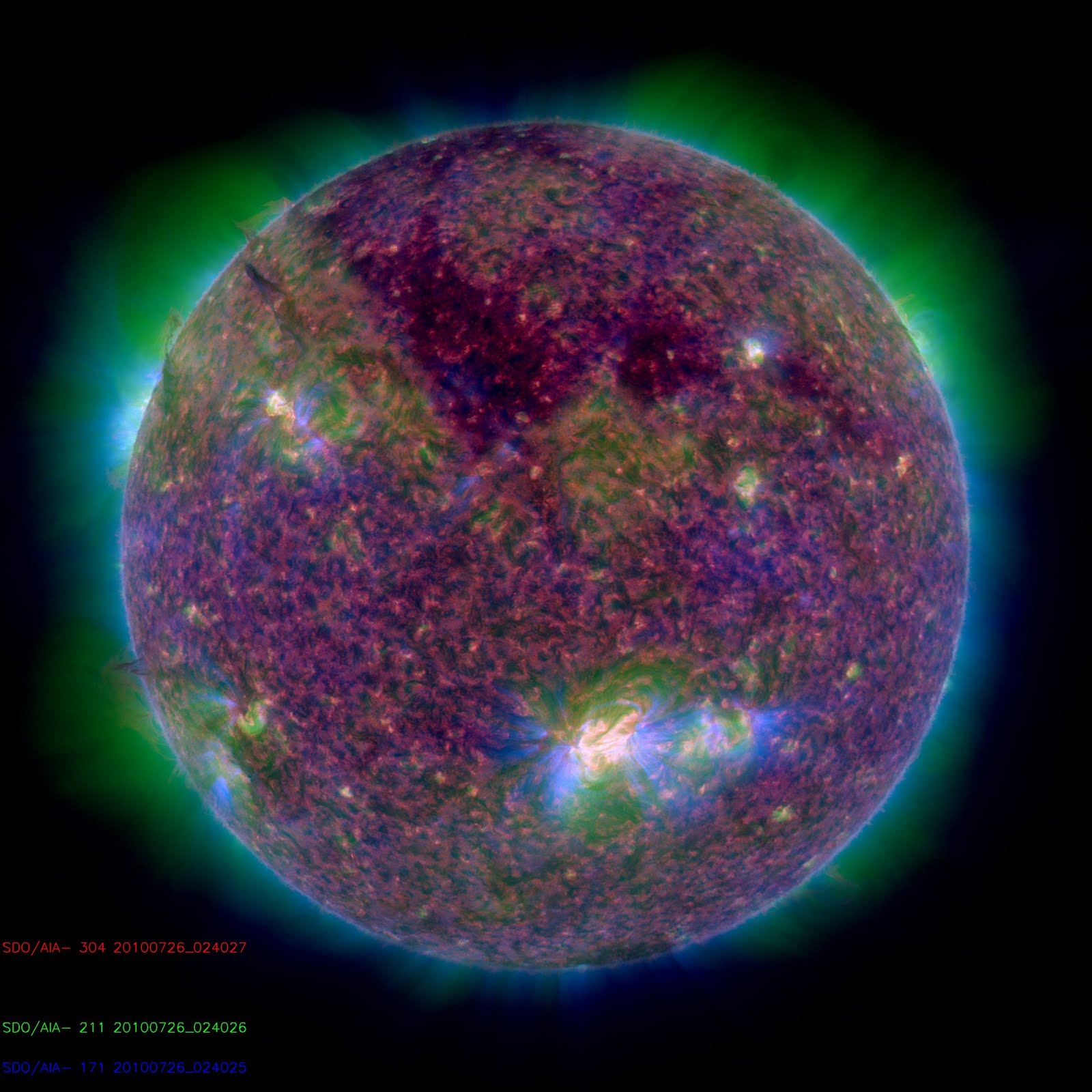 WakeUp 2010 SDO picks up Spectacular sun pictures