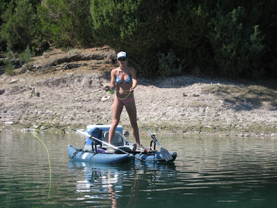Jessa Loman Linford on the Flathead River - using the Scott X2S rod, 9 weight