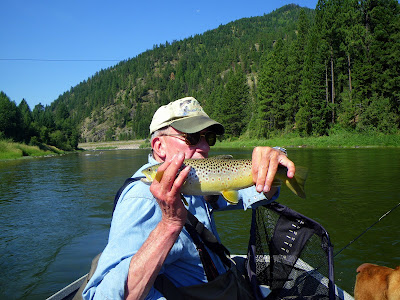 John Hickman on the Blackfoot River