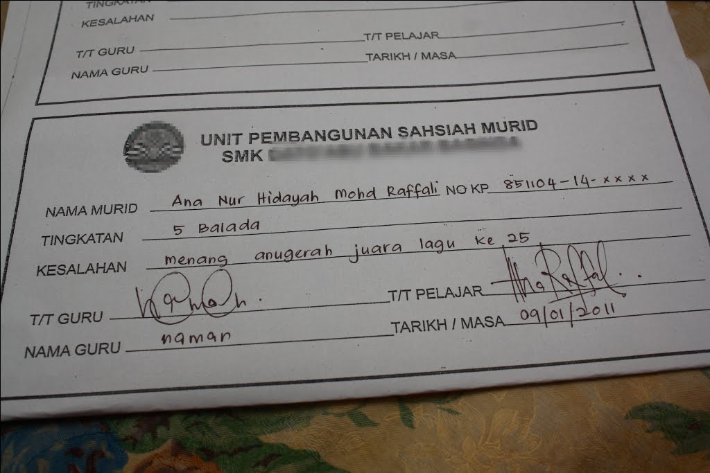Contoh Surat Saman