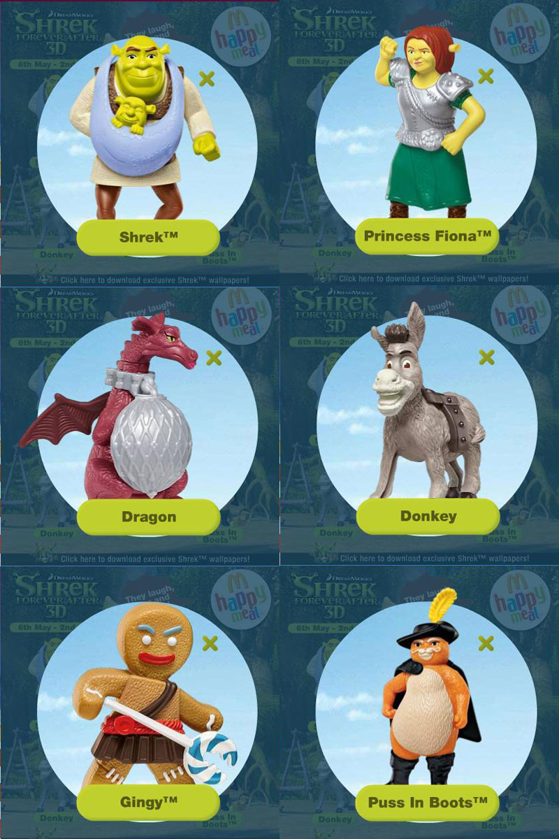 shrek forever after mcdonalds
