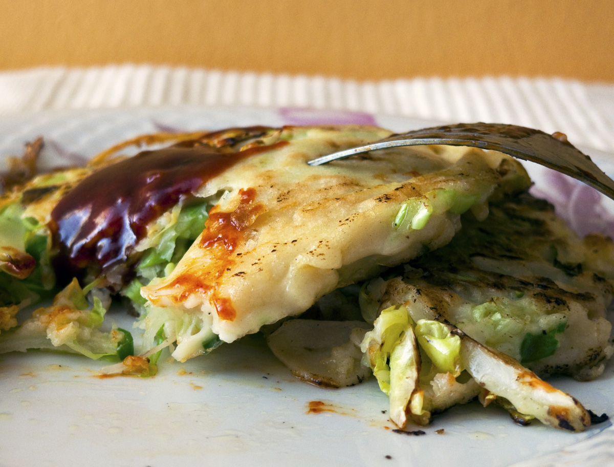 chouxettes Japanese Style Cabbage Pancakes