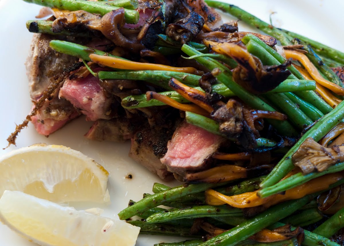 chouxettes Veal Chop with Wild Mushrooms