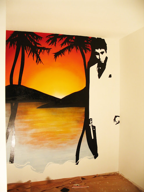 private flat (2007) spray paint