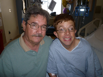 David and Ben at the hospital
