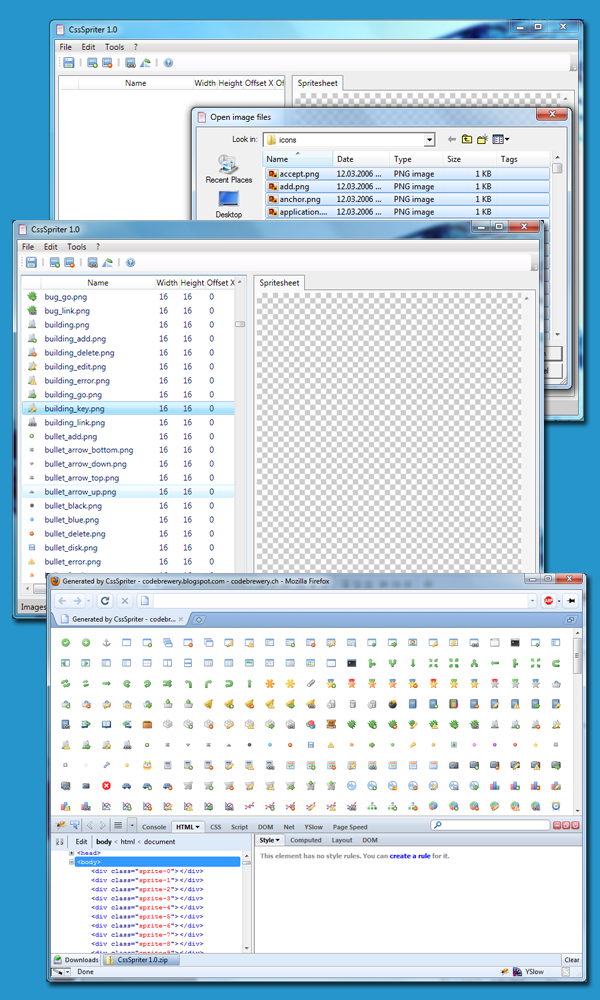 CssSpriter 1.2 full