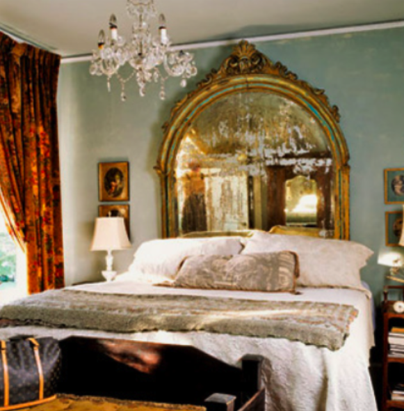 Plush Palate Inspiration Mirror Headboards + Pretty Doors